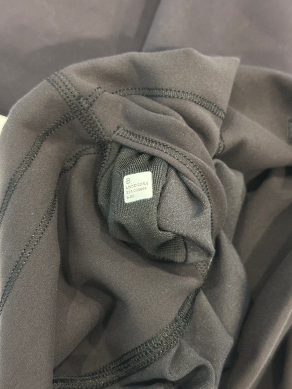 Lululemon Wunder Train HR Tight 25” Black Sz 8 NWT - Picture 11 of 11